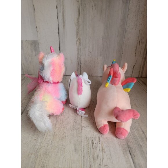 Variety stuffed animal unicorn pink plush set toy - Picture 5 of 7